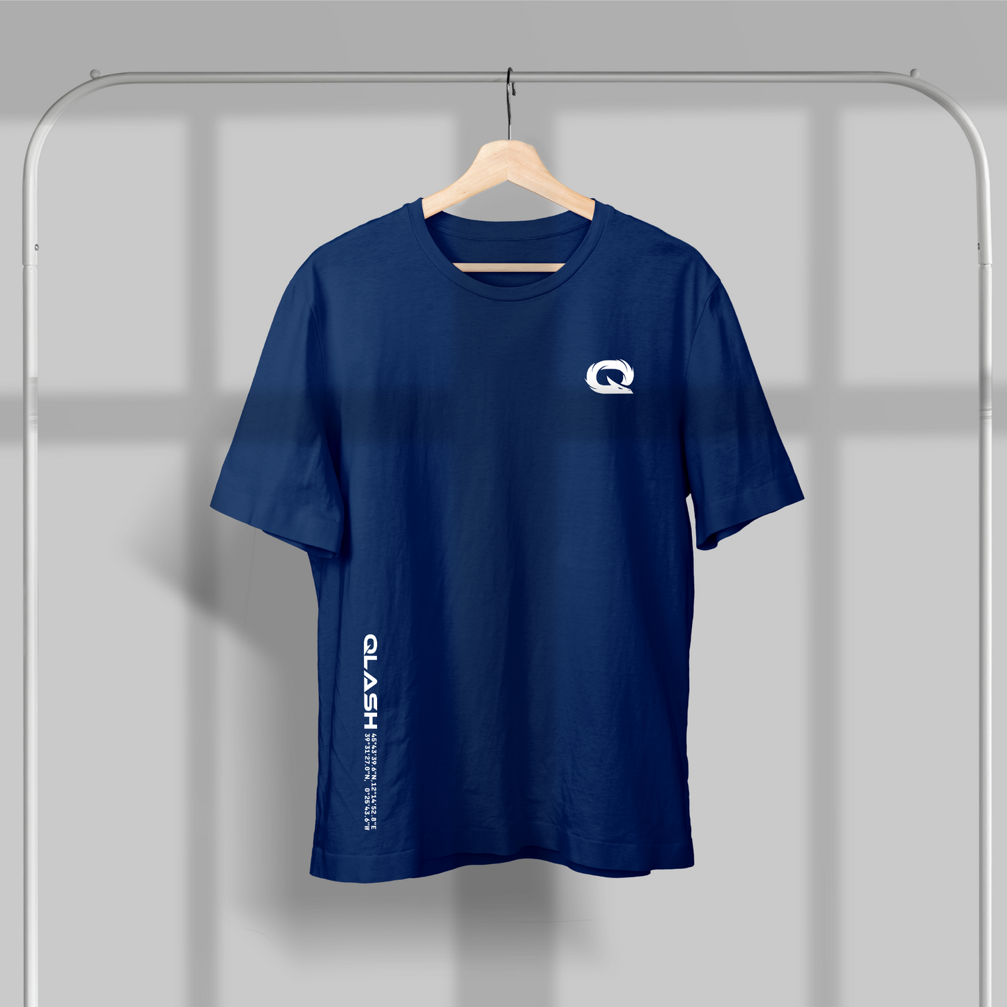 Navy Minimal QLASH Tee