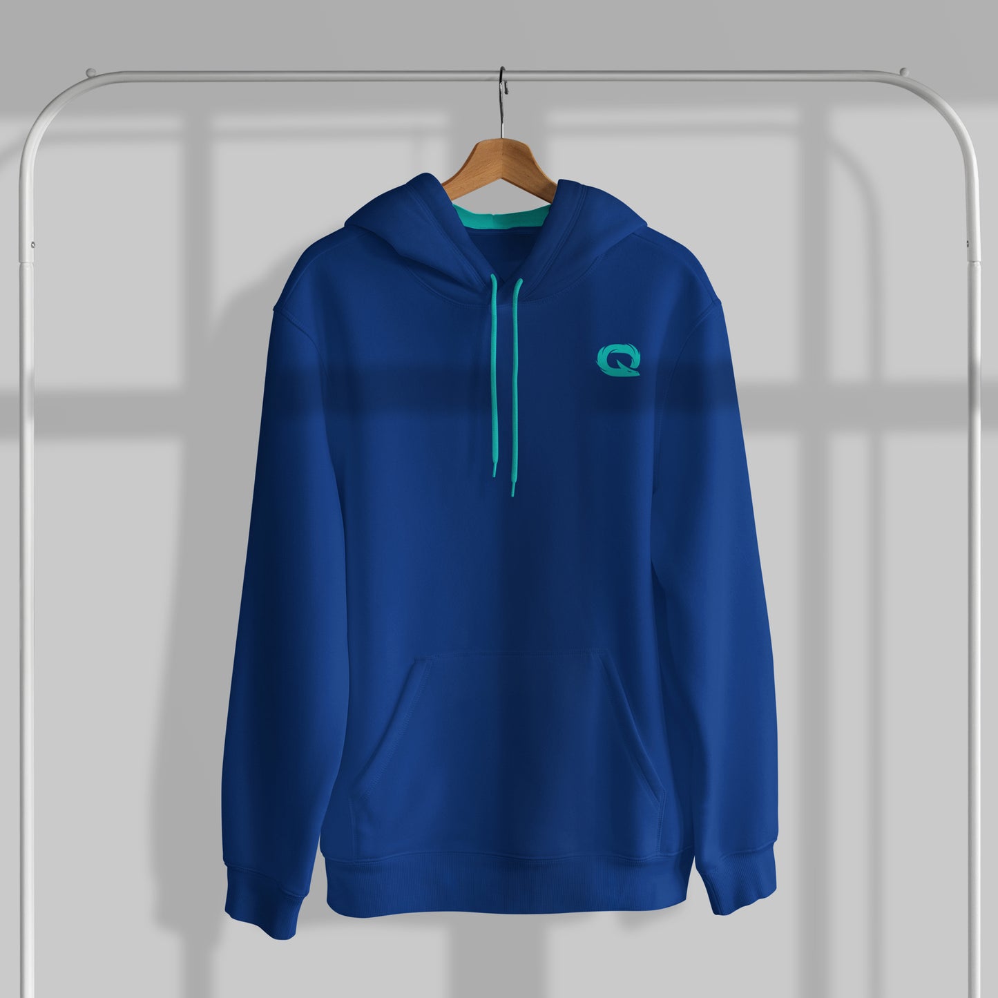 Blue Navy Minimal QLASH Hoodie