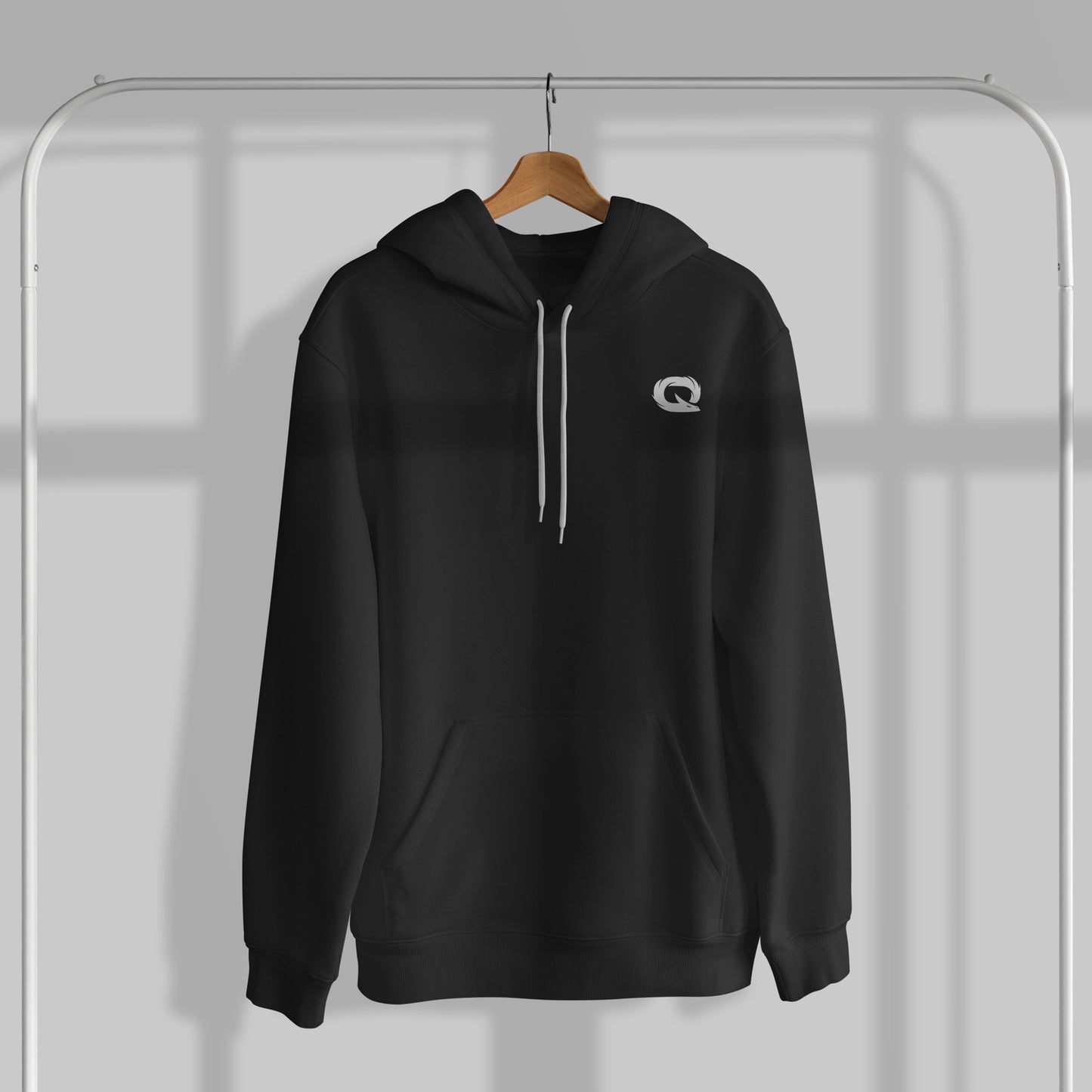 Black Minimal QLASH Hoodie